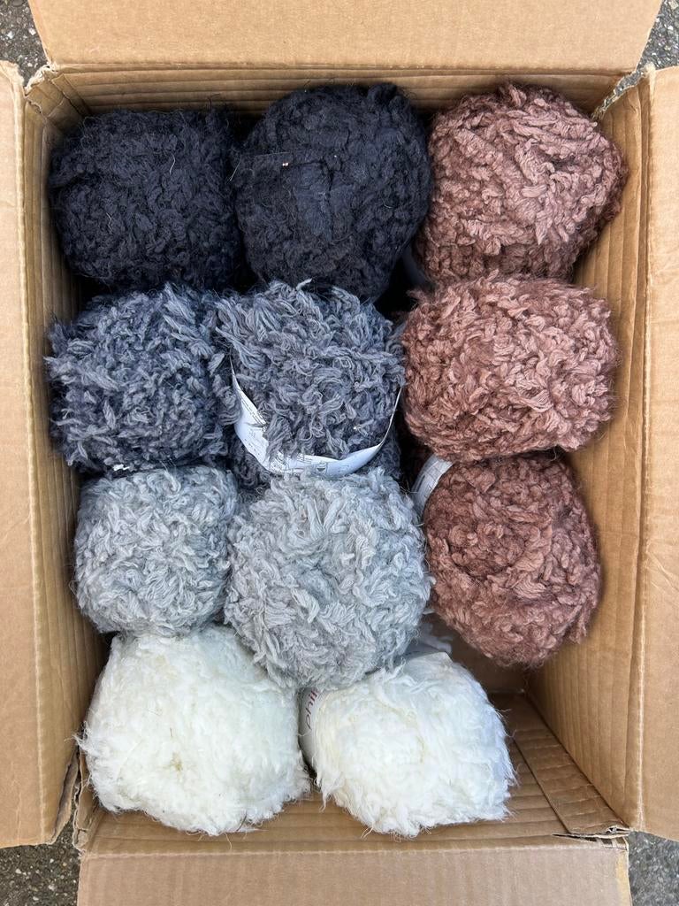 Phildar Neige Wol - Diverse Kleuren (12 bollen), Ophalen of Verzenden, Zo goed als nieuw, Breien of Haken, Wol of Garen