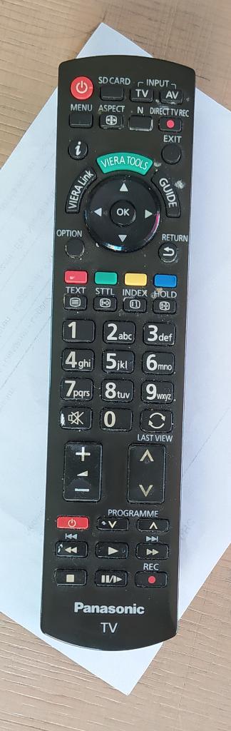Panasonic afstandsbediening N2QAYB000487, Ophalen of Verzenden, Zo goed als nieuw, Origineel, Tv