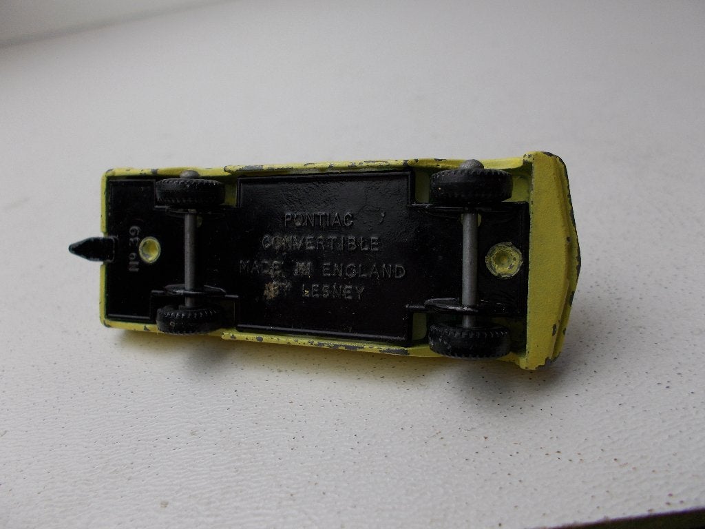 1957 Lesney Matchbox No. 39B PONTIAC CONVERTIBLE + Trekhaak!, Ophalen of Verzenden, Zo goed als nieuw, Auto, Lesney