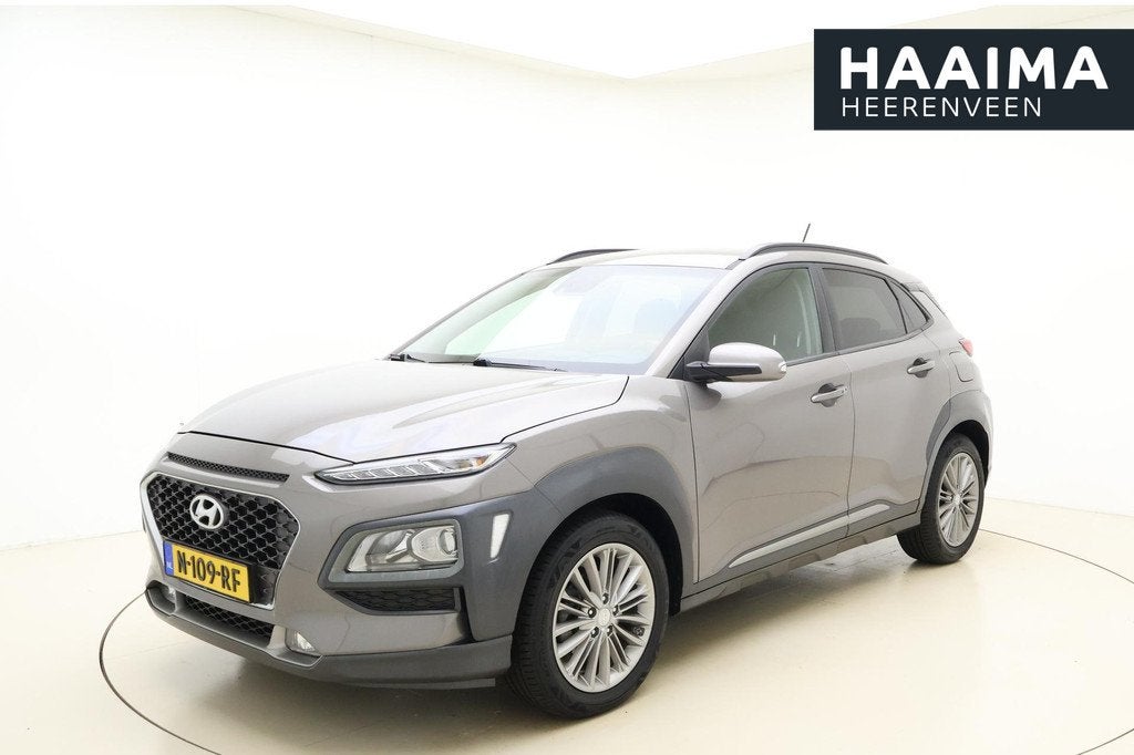 Hyundai Kona 1.0T 120pk Fashion | Trekhaak | Climate control, Auto's, Hyundai, Voorwielaandrijving, Stof, Gebruikt, Euro 6