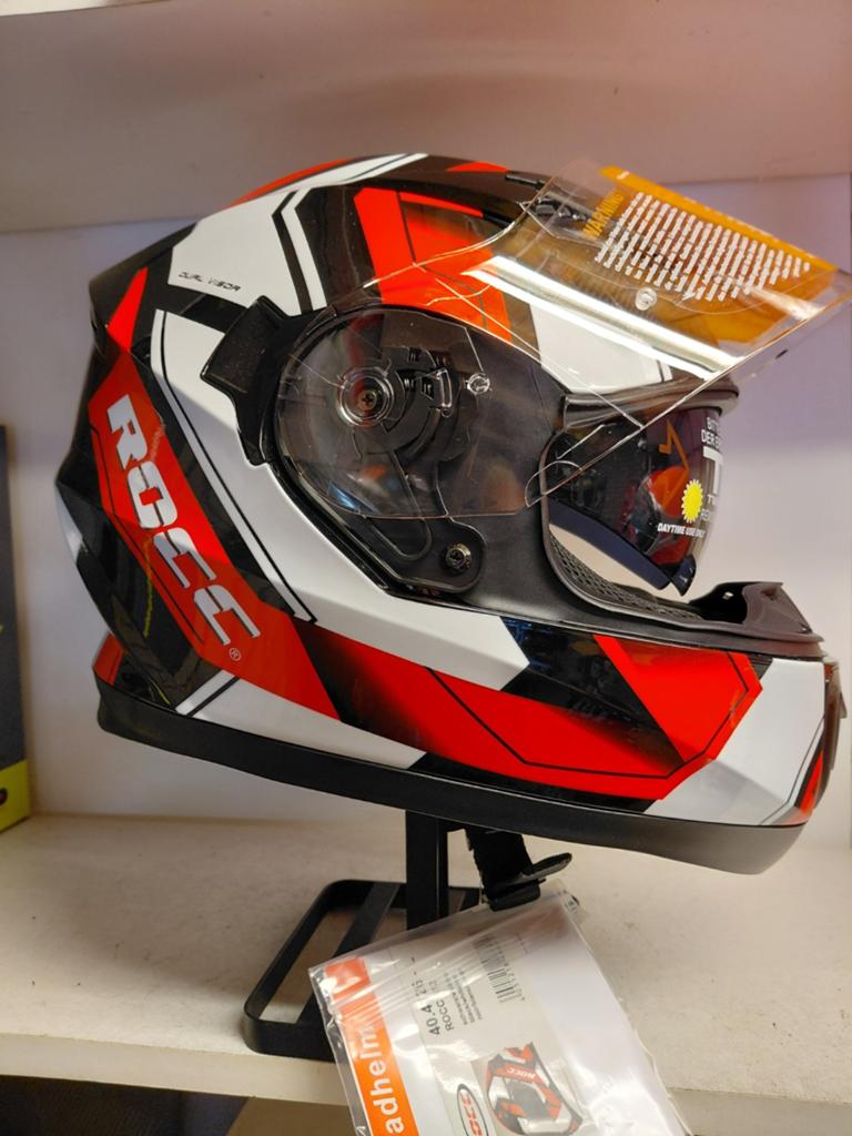 Nieuwe ROCC helm met zonnevizier maat L, Dames, Ophalen of Verzenden, Integraalhelm, L
