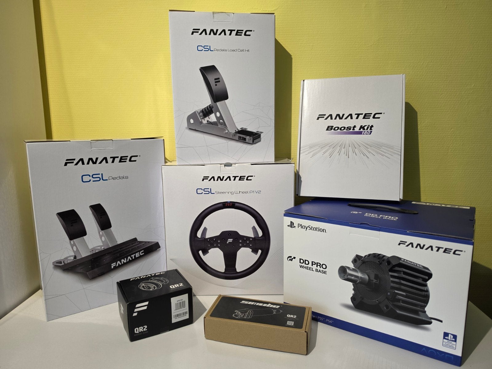 Fanatec Gran Turismo DD Pro Premium Bundel (8Nm), Racestuur, Zo goed als nieuw, Fanatec, Direct drive