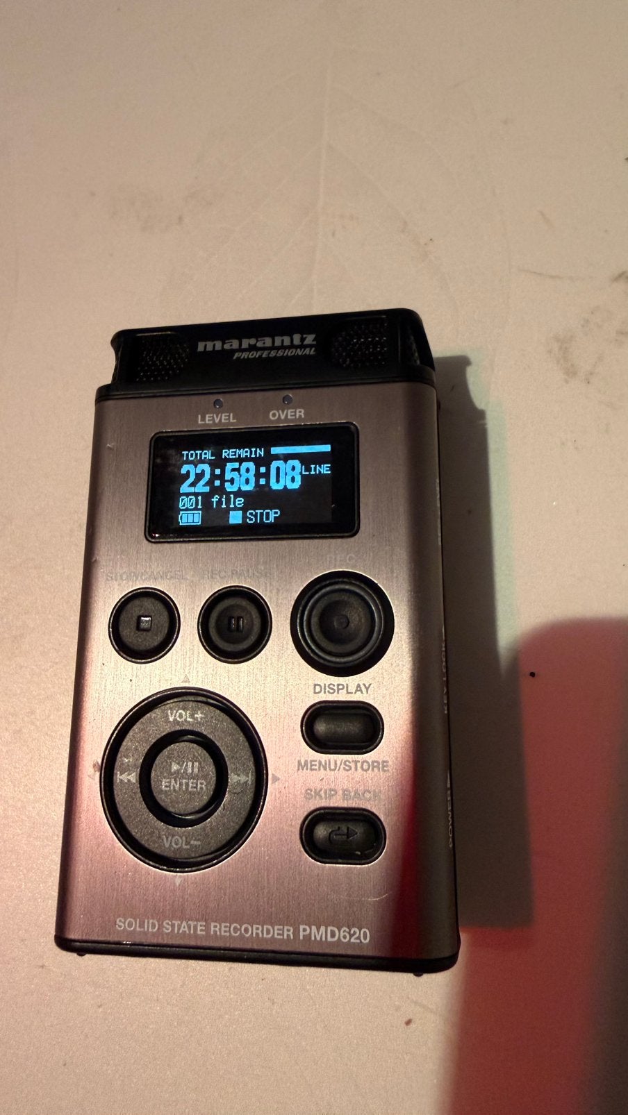 Marantz PMD620 audiorecorder, Ophalen of Verzenden, Gebruikt