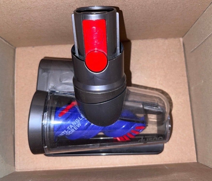 Dyson Anti-Tangle Schroefborstel voor V10/V11/V15, Geschikt voor huisdieren, Ophalen of Verzenden, Zo goed als nieuw, Dyson
