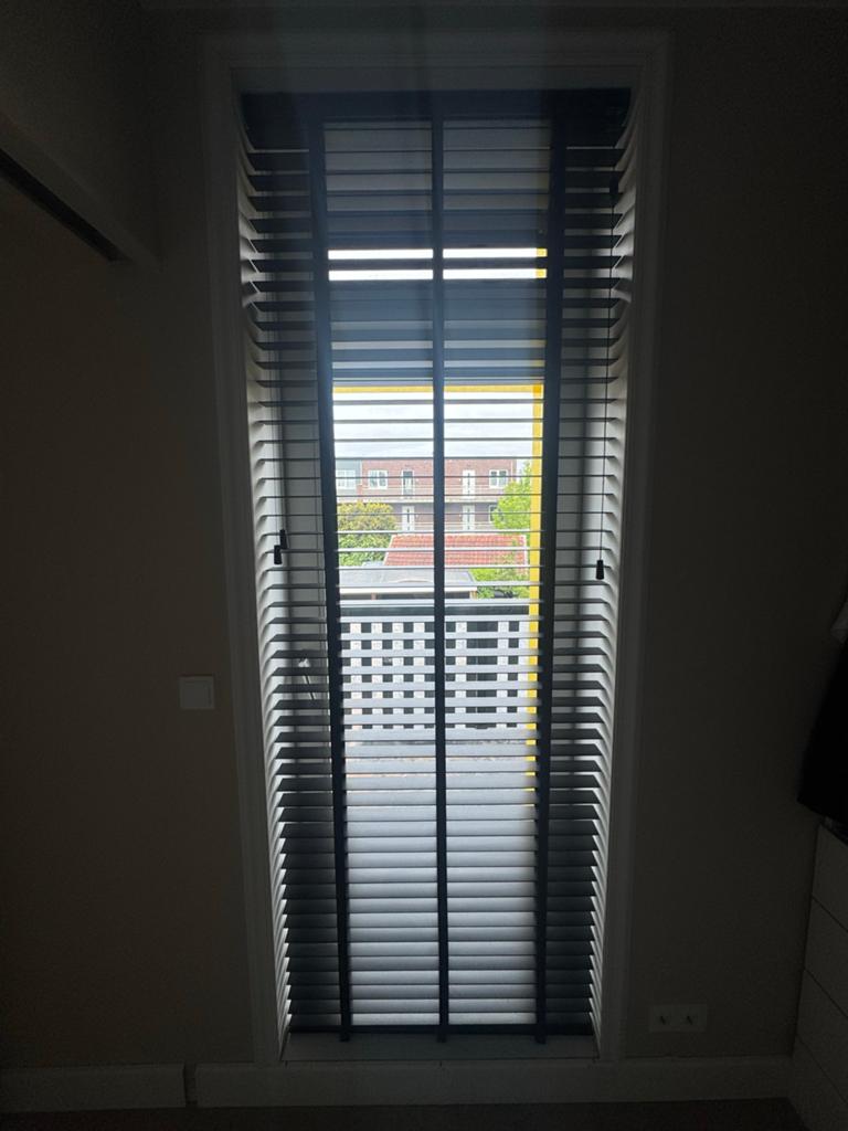 Veneta Harmony Matt Zwart Jaloezie 75x220 cm, Huis en Inrichting, Ophalen, Gebruikt, 200 cm of meer, Zwart