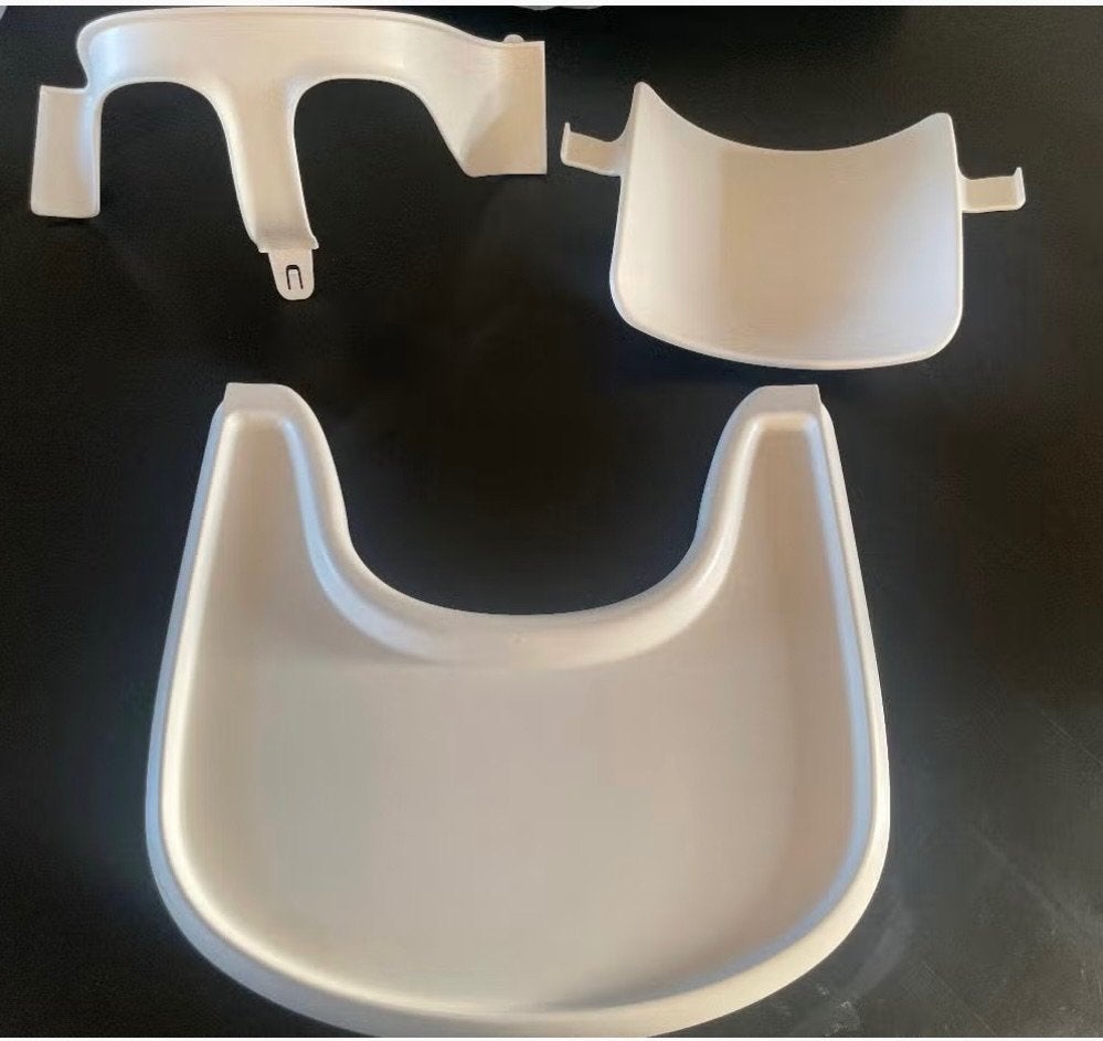 Nieuw! Babyset en Playtray wit voor de stokke tripp Trapp, Ophalen of Verzenden, Nieuw, Meegroeistoel, Afneembaar eetblad
