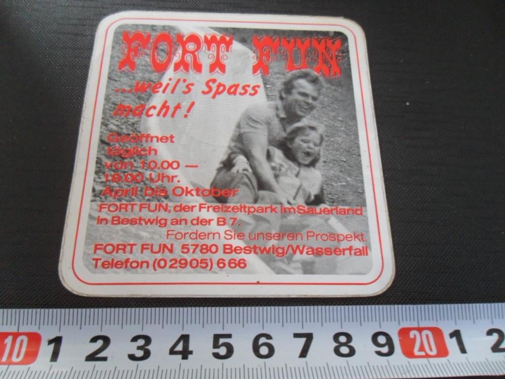 sticker Duitsland FORT FUN weil's Spass macht ! Bestwig, Ophalen, Zo goed als nieuw