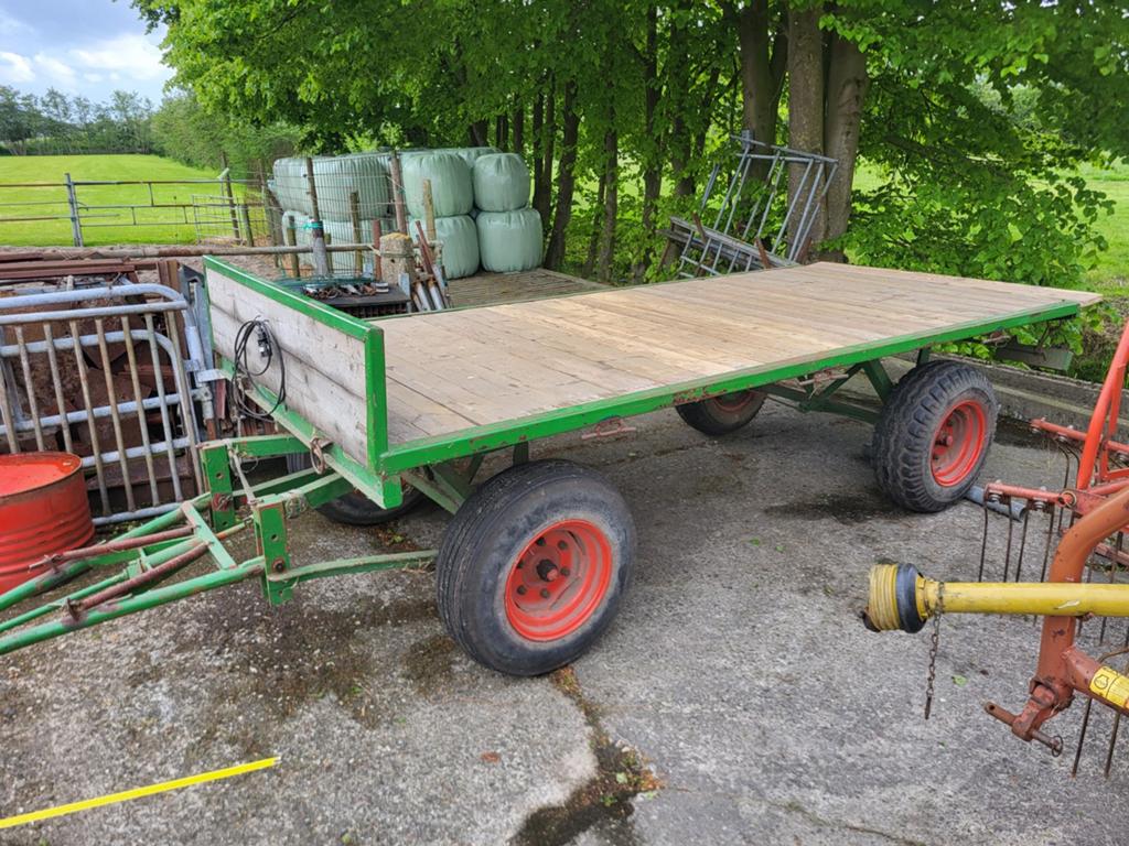 landbouw wagen, Ophalen, Gebruikt