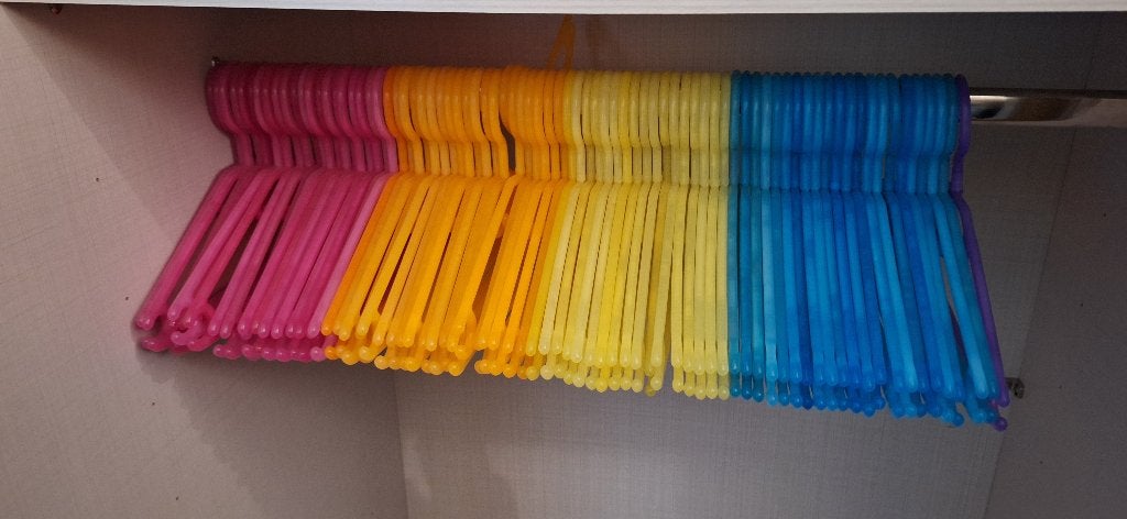 Kledinghangers, Ophalen of Verzenden, Zo goed als nieuw, Kunststof, Kinderen en Volwassenen