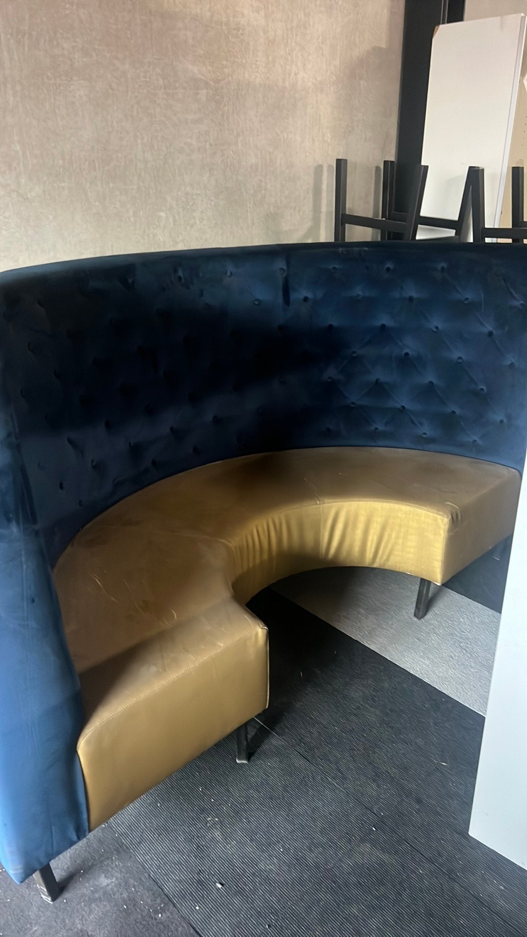 Exclusieve harbour club lounge bank, Ophalen of Verzenden, Zo goed als nieuw, Vierpersoons of meer