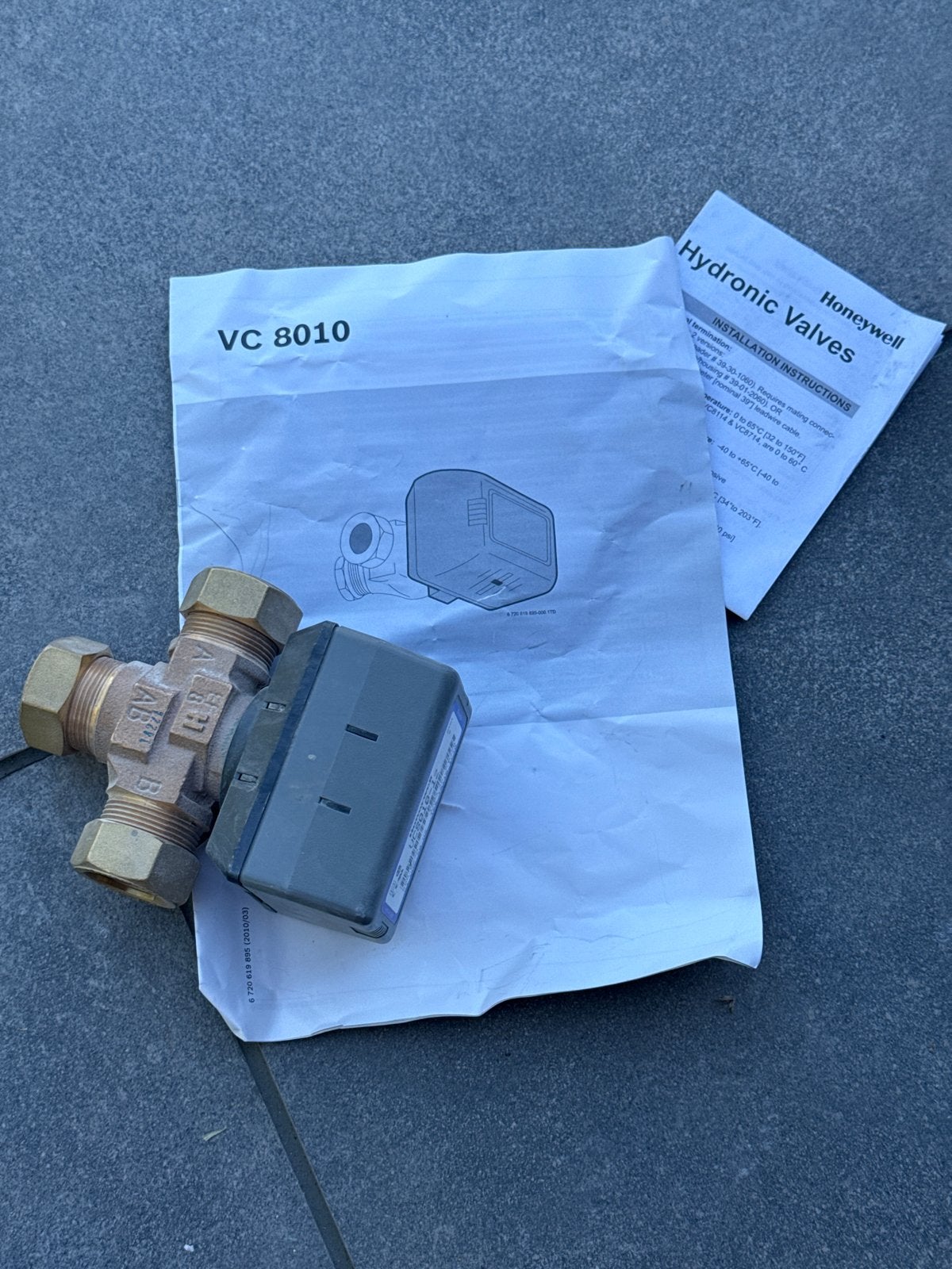 Honeywell VC8010-12 Hydronic Valve - Nieuw, Ophalen of Verzenden, Nieuw, Overige typen