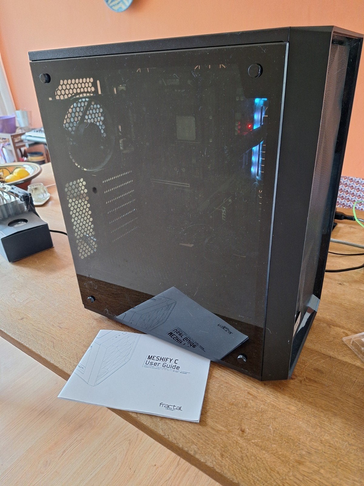Fractal Design Meshify C + MSI B450 + AMD Ryzen 7 5700G, Onbekend, Minder dan 4 GB, Onbekend, Onbekend