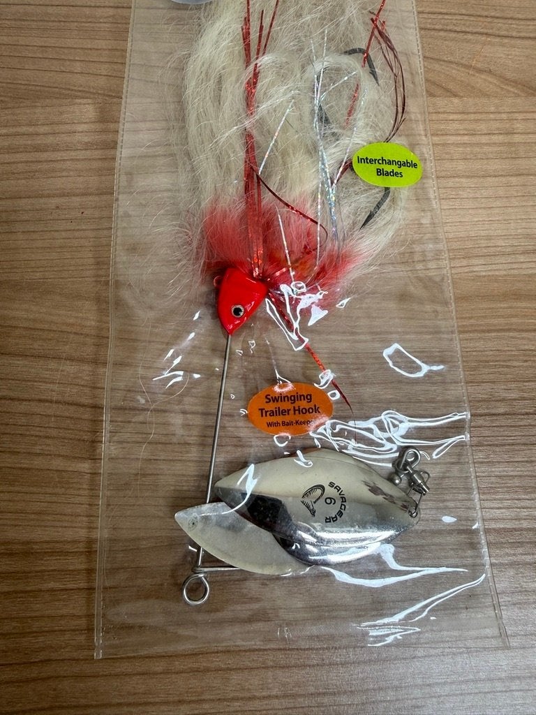 Savage Gear Da’Mega Bush Spinnerbait 32g Snoek Kunstaas, Overige typen, Ophalen of Verzenden, E, E