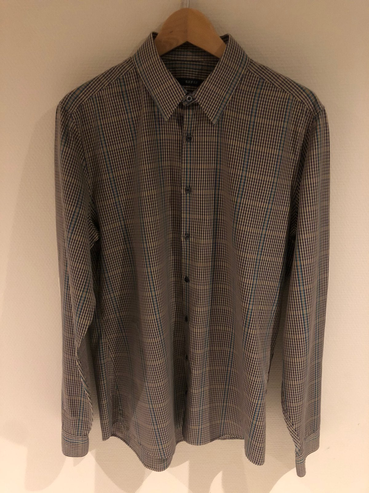 Cucci heren blouse, Ophalen of Verzenden, Zo goed als nieuw, Overige kleuren, Halswijdte 41/42 (L)
