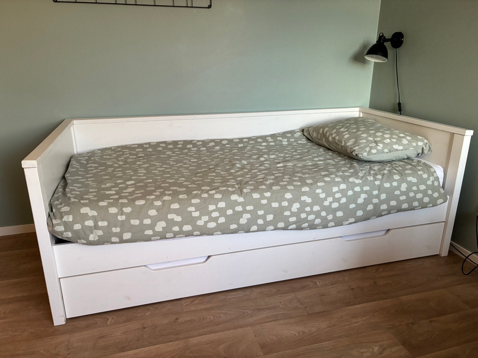 Bed + bedlade, Huis en Inrichting, Ophalen, Gebruikt, 90 cm, Eenpersoons