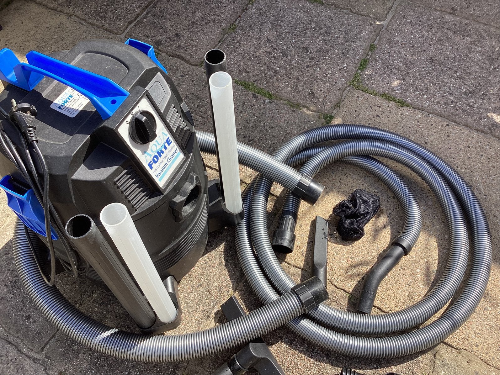 Aqua Forte nat droog zuiger, Ophalen, Zo goed als nieuw, Vijverstofzuiger