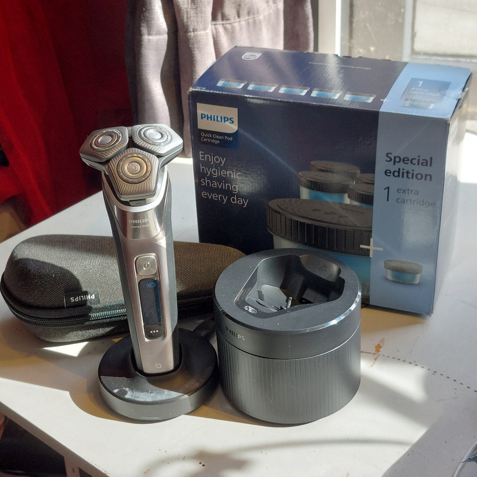 Philips S9974 SkinIQ scheerapparaat - Goede Staat, Ophalen of Verzenden, Zo goed als nieuw, Scheren en Epileren