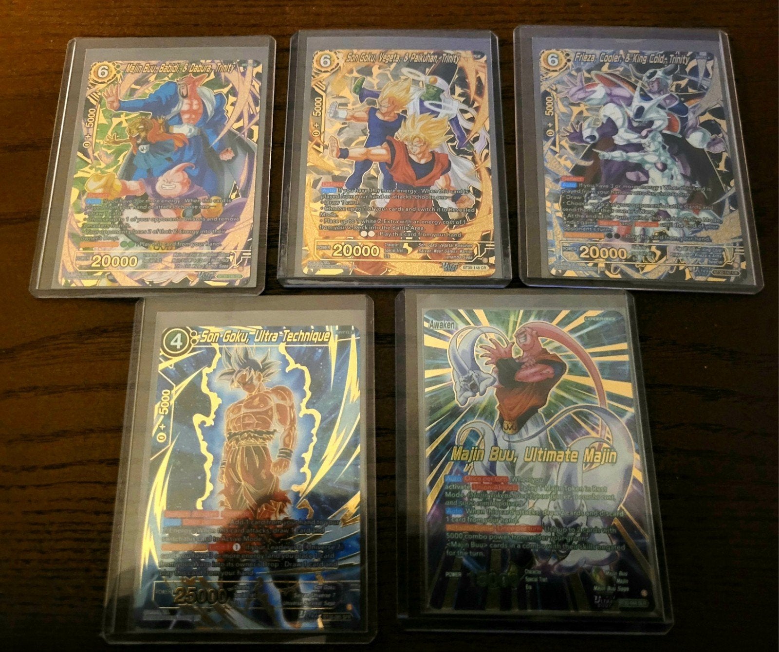 Dragon Ball Super BT30 CRs SPR & SLR setje, Ophalen of Verzenden, Zo goed als nieuw, Meerdere kaarten, Foil