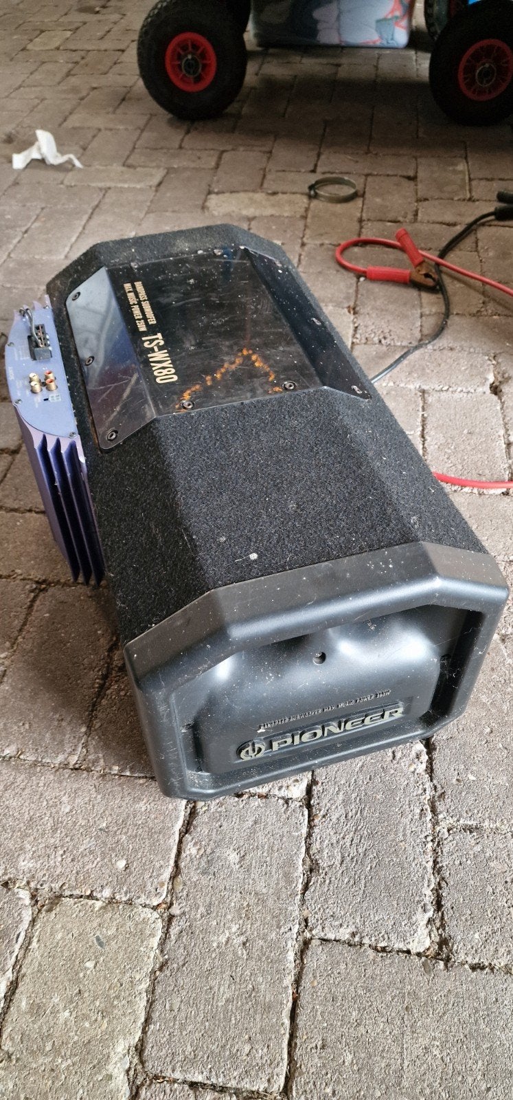 Pioneer TS-WX80 Bandpass Subwoofer met versterker, Auto diversen, Ophalen