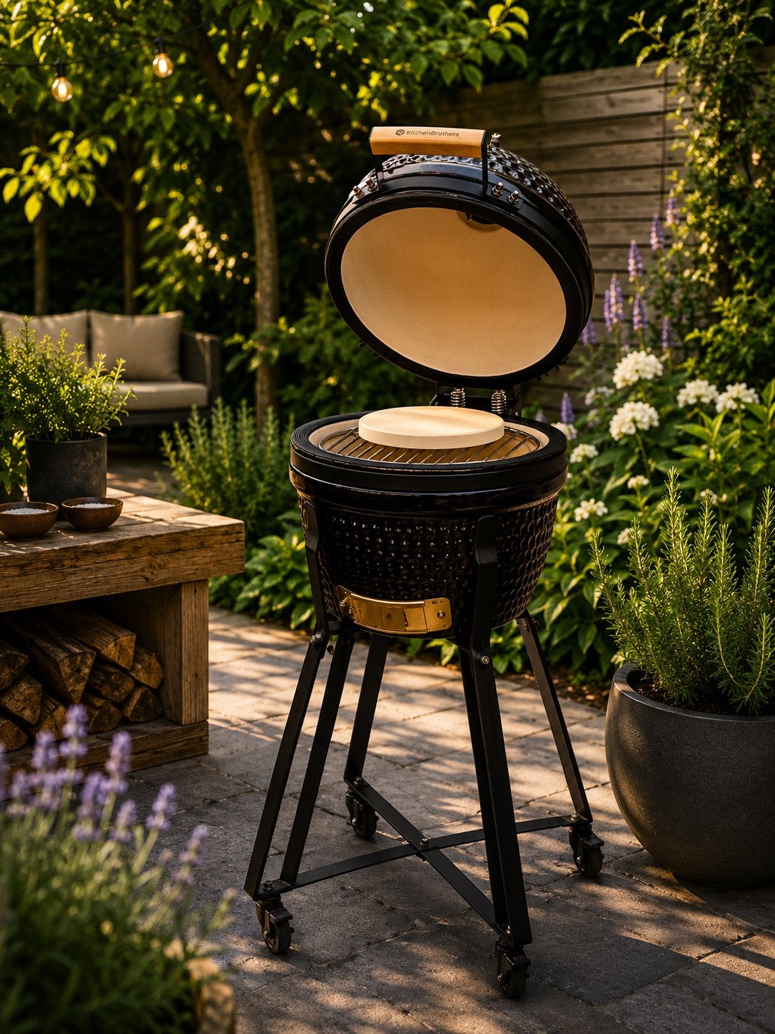 Kamado BBQ Grill - Perfect voor buiten koken, Tuin en Terras, Ophalen, Nieuw