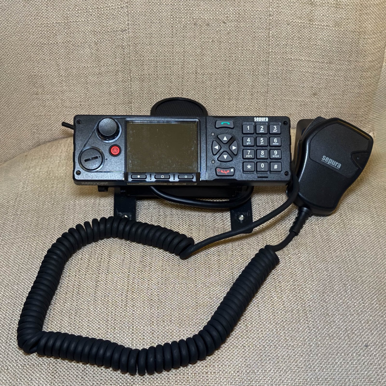 Sepura SCC3 bedieningspaneel met spreeksleutel en speaker, Telecommunicatie, Ophalen of Verzenden, Gebruikt