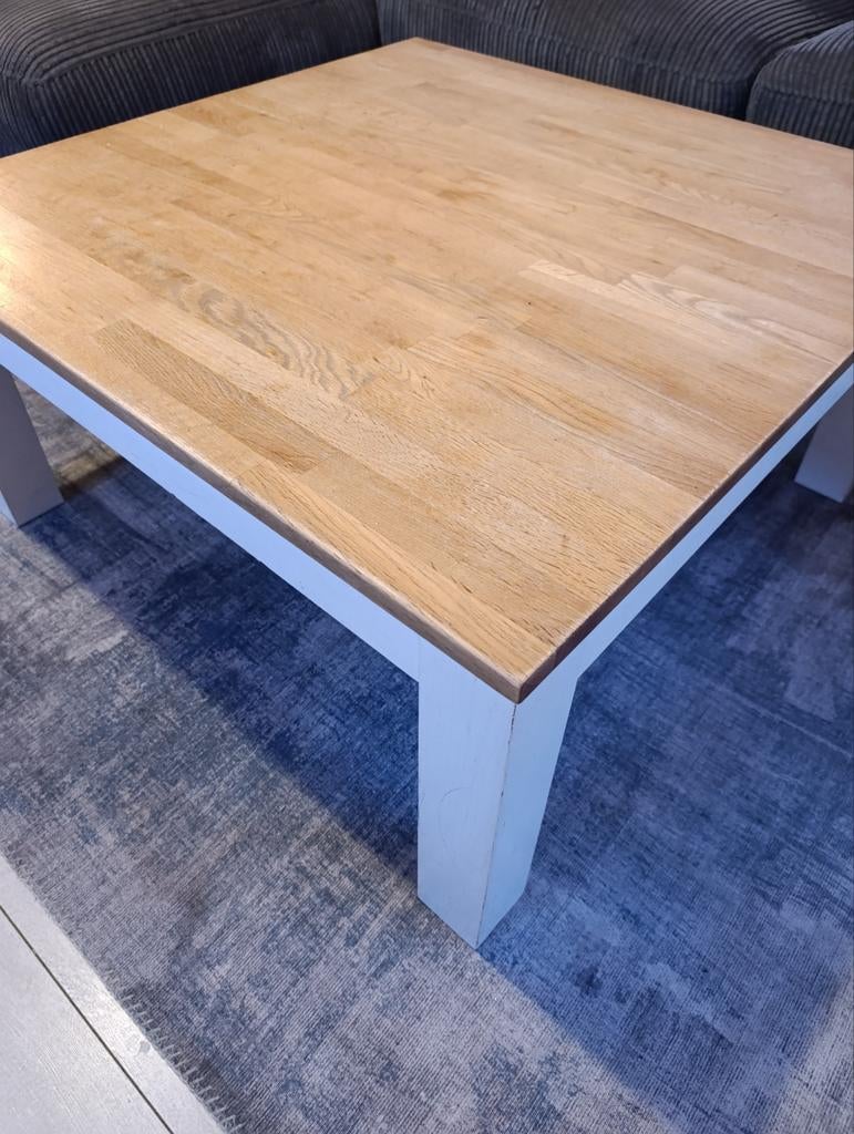 Salontafel eikenhout Woood 85x85 cm, Huis en Inrichting, Tafels | Salontafels, Ophalen
