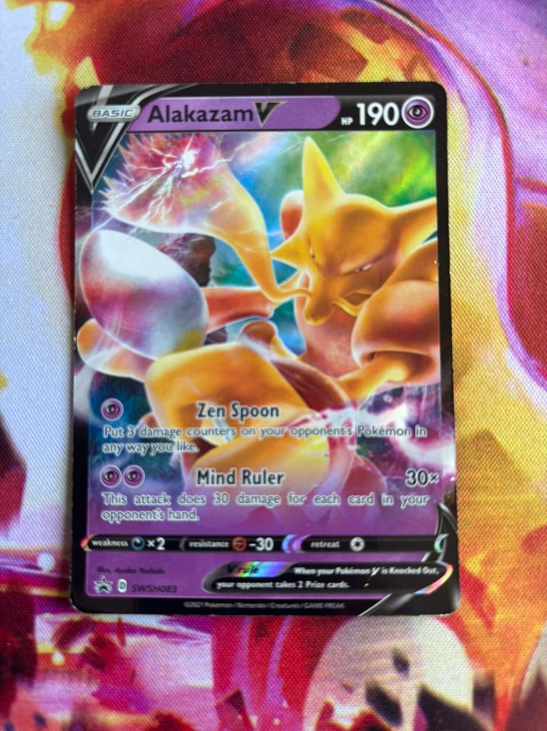 Alakazam V swsh083, Ophalen of Verzenden, Zo goed als nieuw, Losse kaart