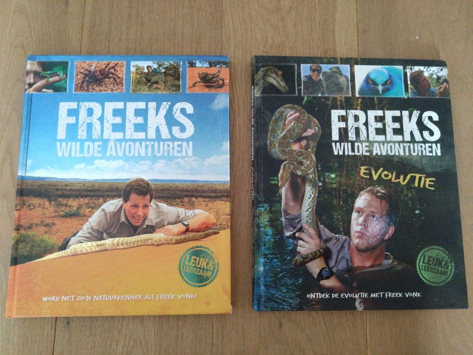 Freek Vonk Wilde Avonturen Boeken (2 stuks), Ophalen of Verzenden, Zo goed als nieuw, Natuur algemeen, Freek Vonk
