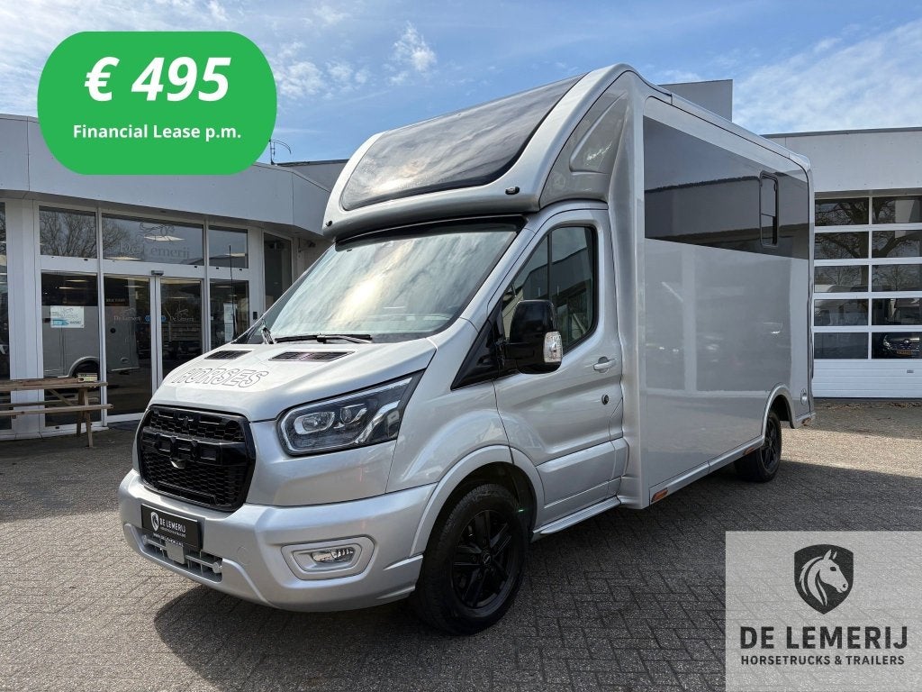 Ford Transit Automaat Sodiak Nubia Hengstenuitvoering 2023, Ophalen, Gebruikt, Polyester, 2-paards trailer
