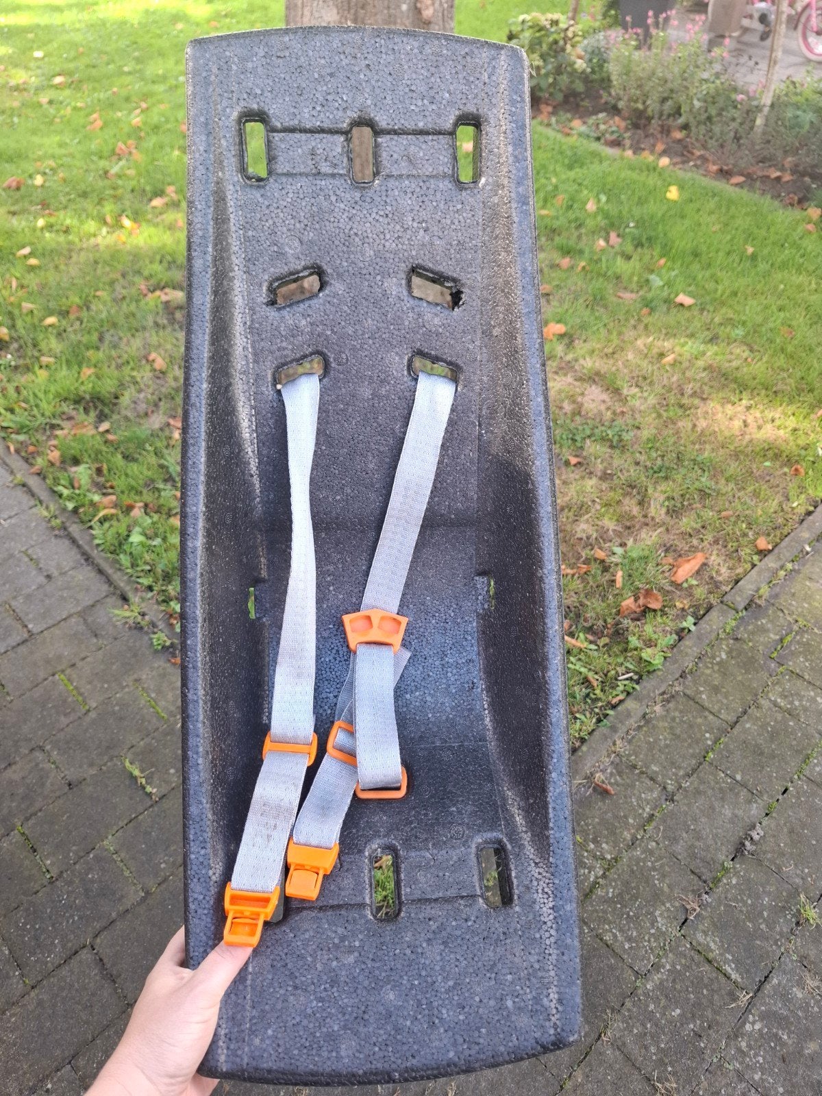 Babyschaal voor bakfiets of fietskar, Ophalen of Verzenden, Gebruikt, 0 t/m 10 kg, Achterzitje