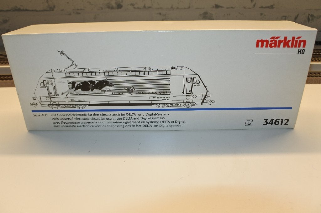 Märklin 34612 E-lok van de serie 460 SBB Delta/digitaal, Wisselstroom, Locomotief, Ophalen of Verzenden, Zo goed als nieuw