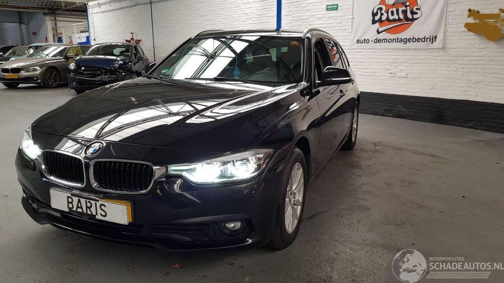 BMW 3-serie 320D 2.0 16V COMBI DSL 1.995CC 140KW 190PK, 1995 cc, Zwart, Stationwagon, BMW