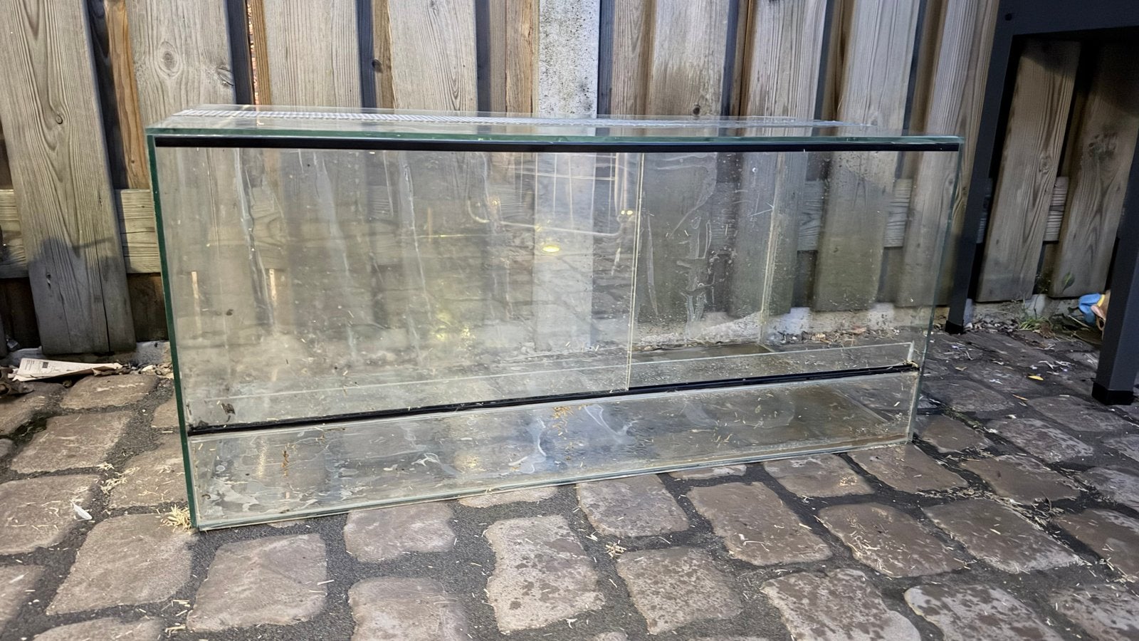 Terrarium van glas met ventilatierooster, Dieren en Toebehoren, Ophalen, Leeg aquarium