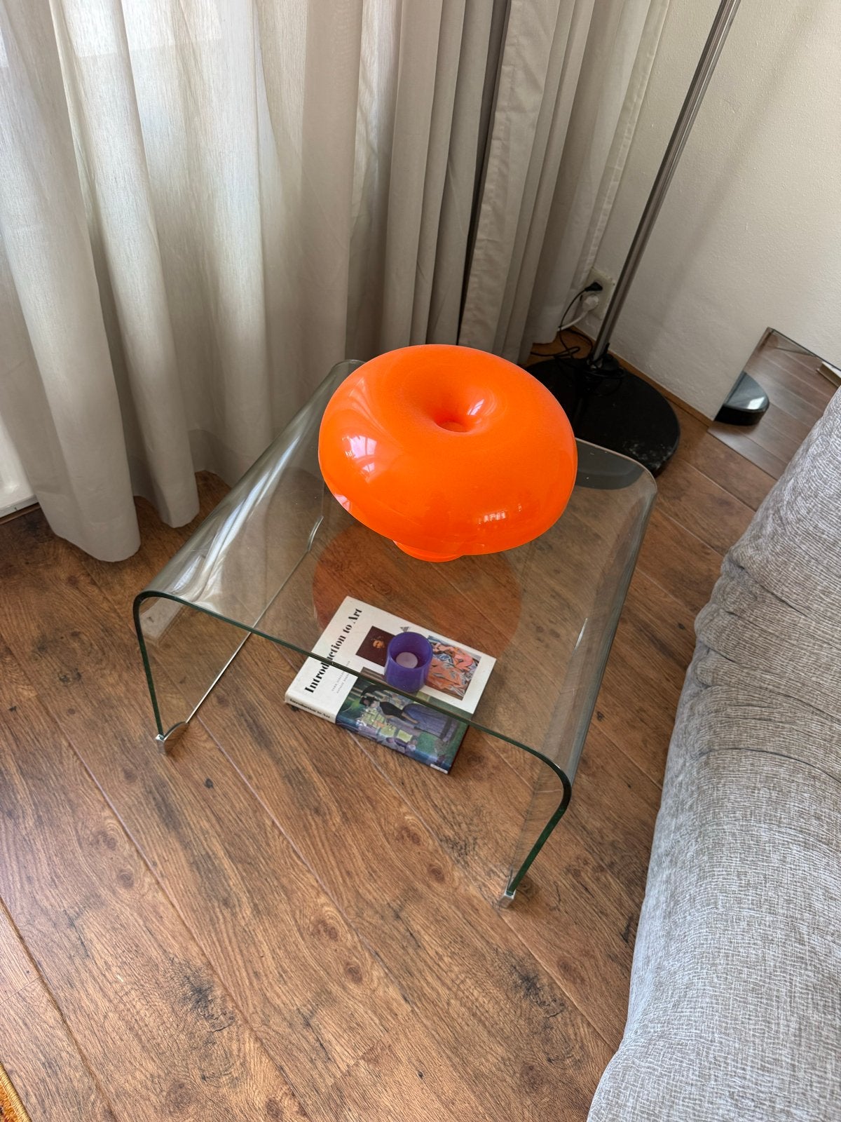 Design glazen tafel - Goede staat, Ophalen, Gebruikt, Rechthoekig, Glas