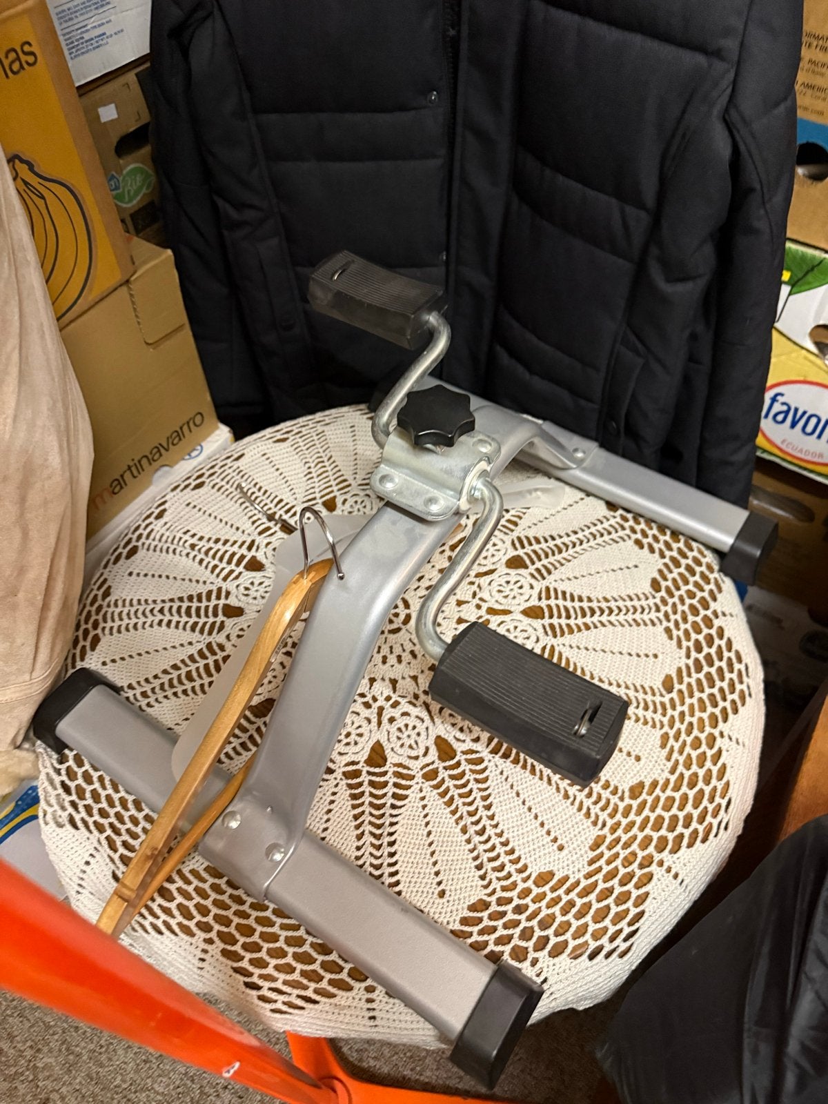 Compacte fietstrainer voor revalidatie/beweging, Gebruikt, Ophalen of Verzenden, Metaal, Stoelfiets