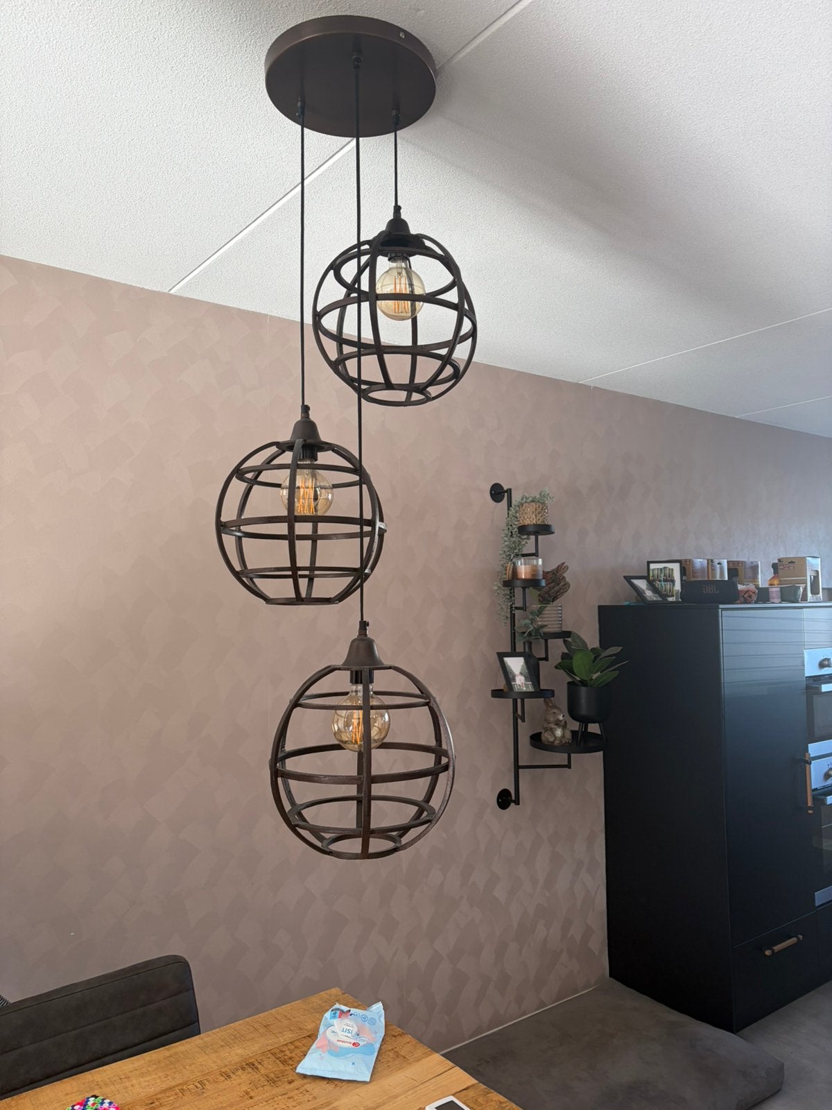 Mooie lamp, Ophalen, Zo goed als nieuw, Metaal, E27 (groot)