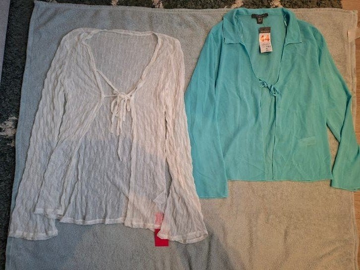 Bijna GRATIS dames blouse en wit maat 44, dameskleding 44, Primark, Wit, Maat 42/44 (L), Nieuw