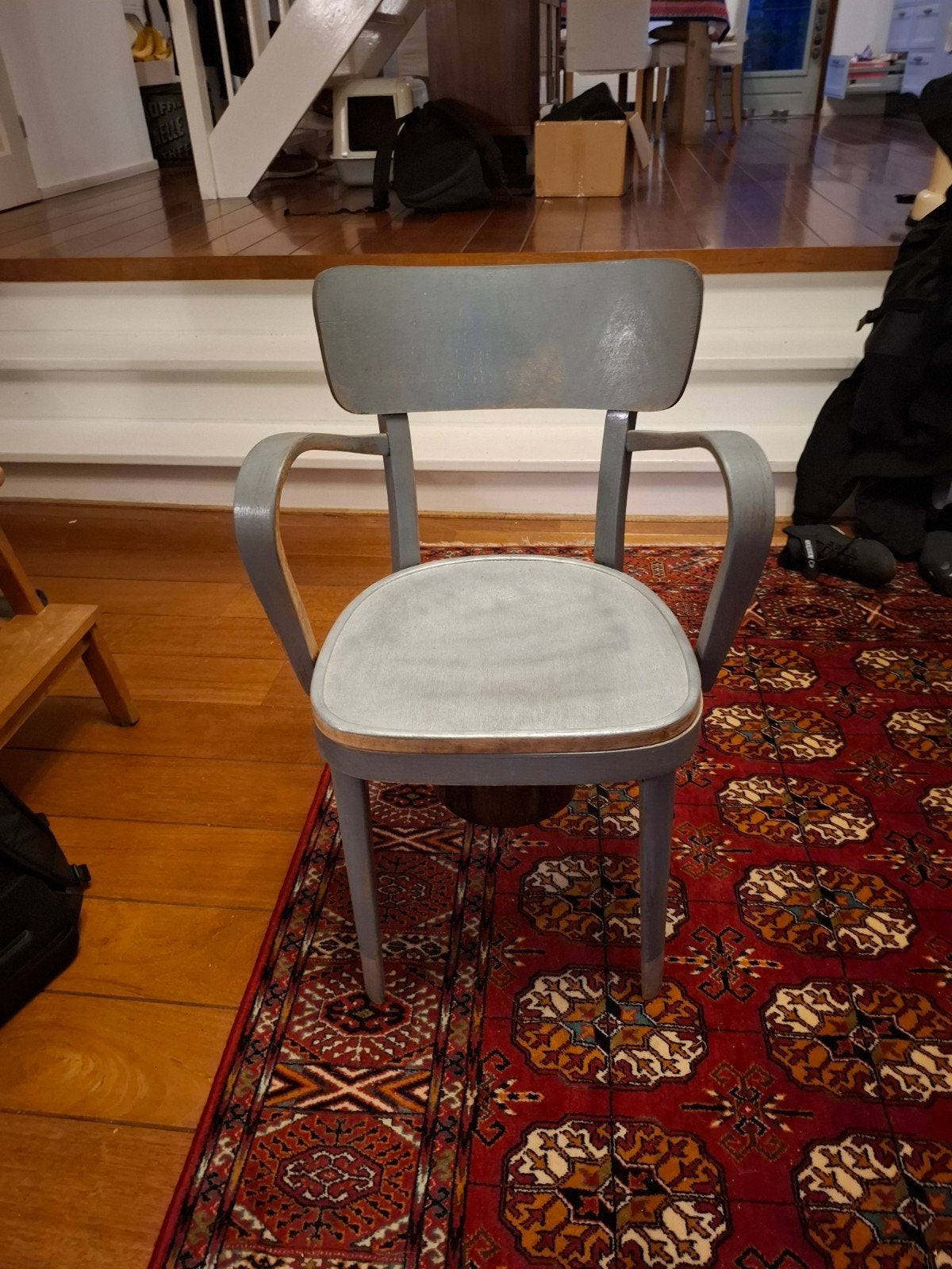 functionele Gemakstoel / Po-stoel /toiletstoel, Antiek en Kunst, Ophalen of Verzenden