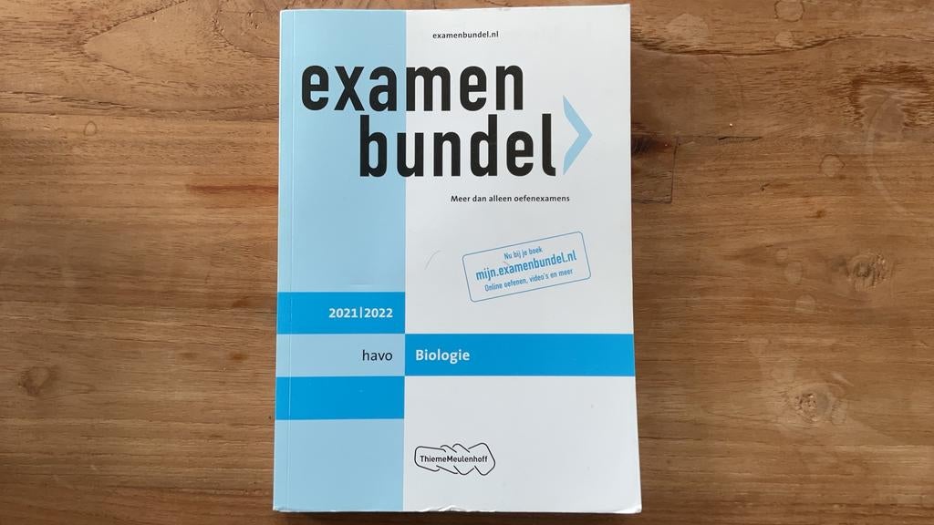 Examenbundel Biologie Havo 2021-2022, Ophalen, Zo goed als nieuw, HAVO, Biologie