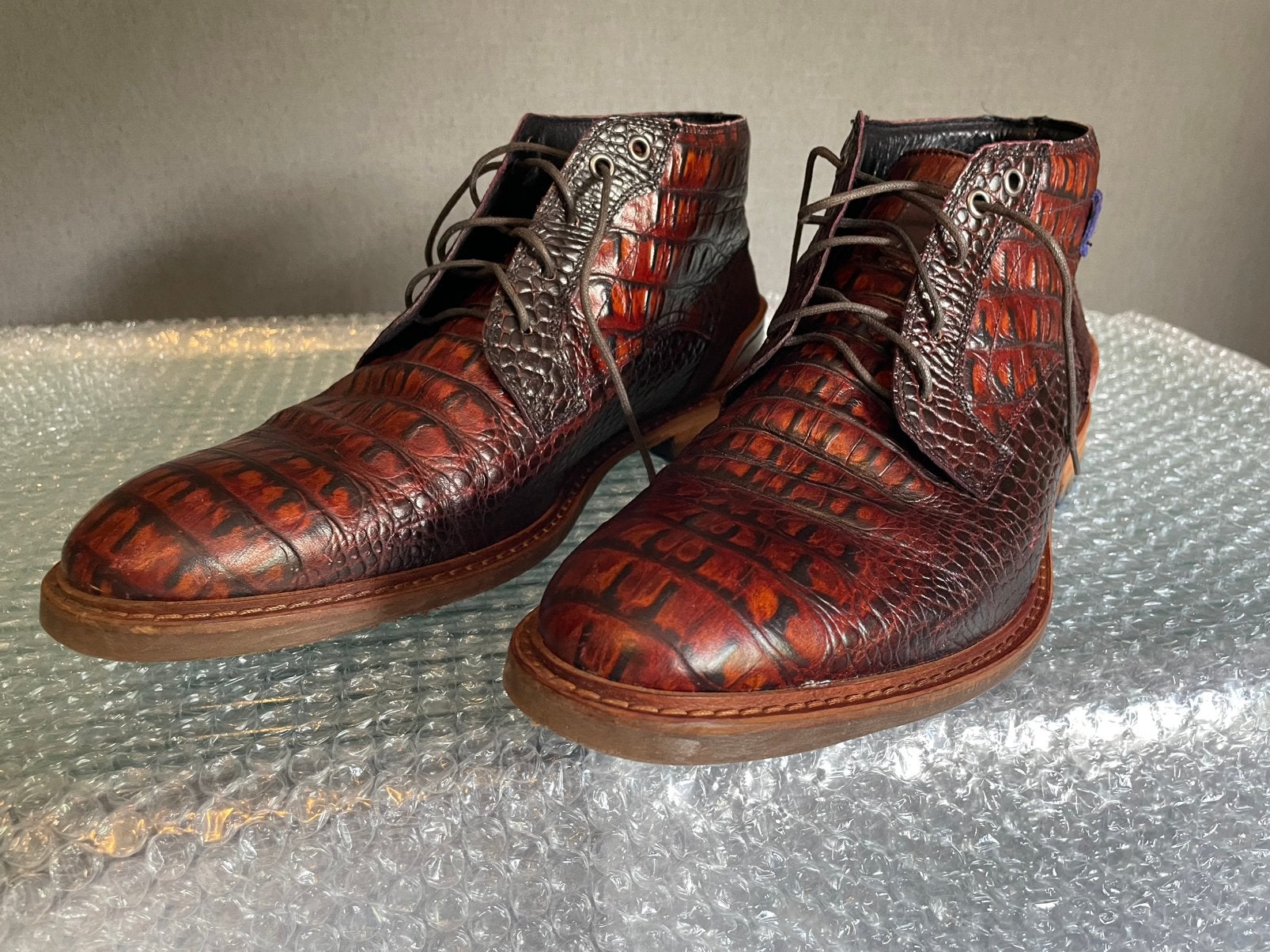 Floris van Bommel CROCO Schoenen, Ophalen of Verzenden, Zo goed als nieuw, Bruin