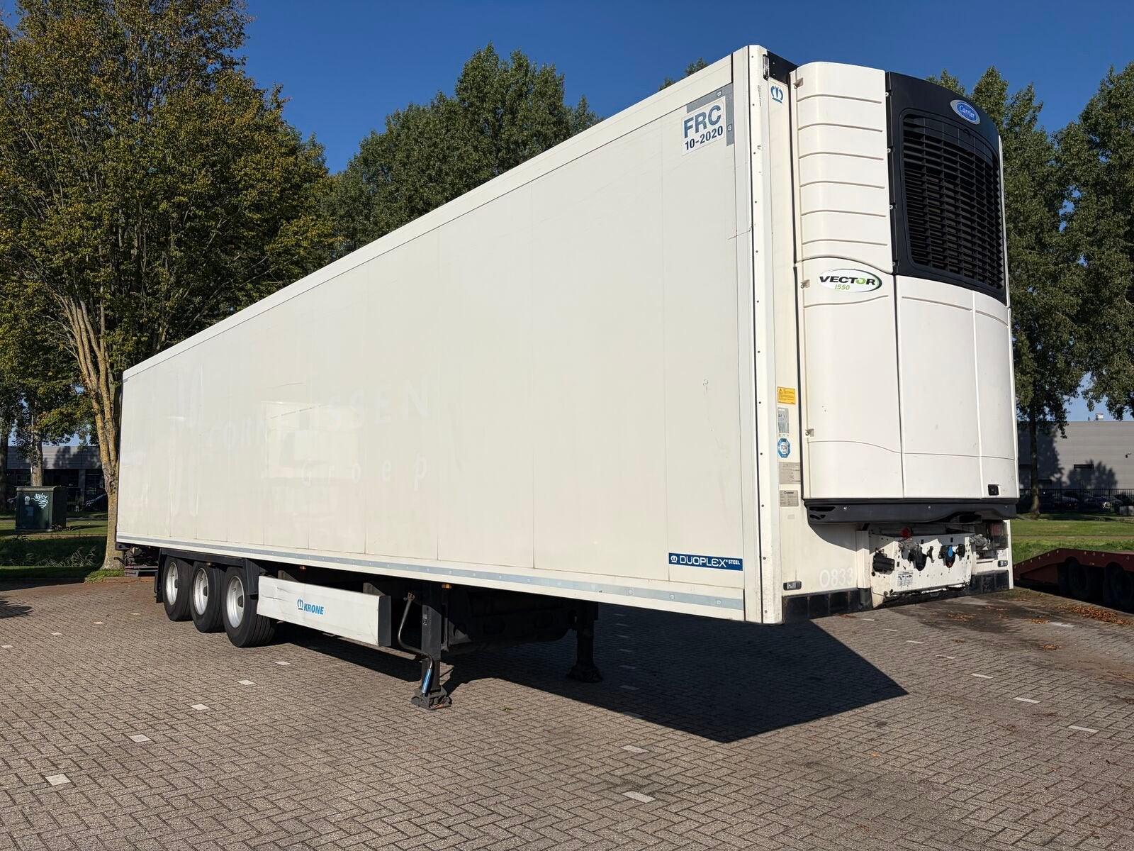 Krone TKS refrigerated semi-trailer, Overige brandstoffen, Wit, Bedrijf, Aanhangers en Opleggers
