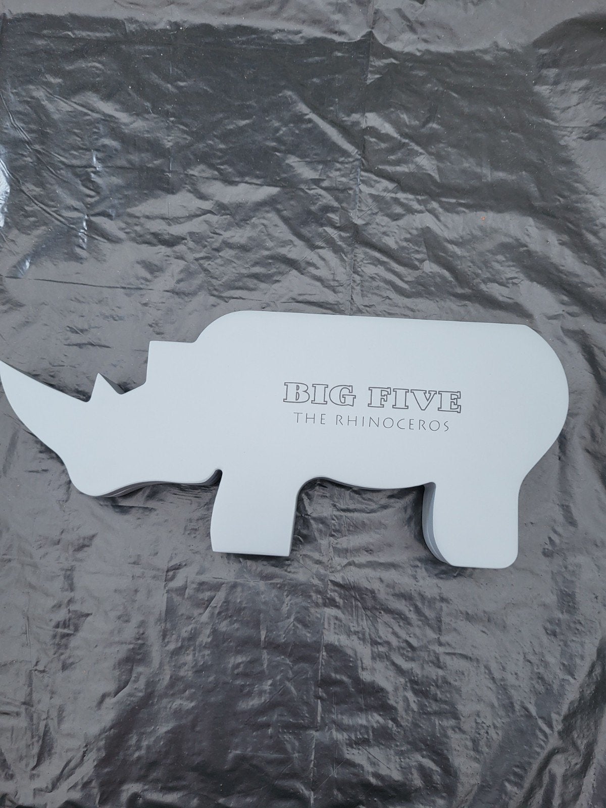 Big Five- The Rhinoceros (8), Ophalen of Verzenden, Zilver