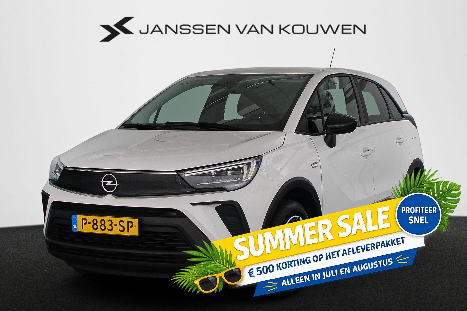 Opel Crossland 1.2 Turbo Edition 110PK Stoel-Stuurverwarming, Auto's, Voorwielaandrijving, Automatische klimaatregeling, Gebruikt