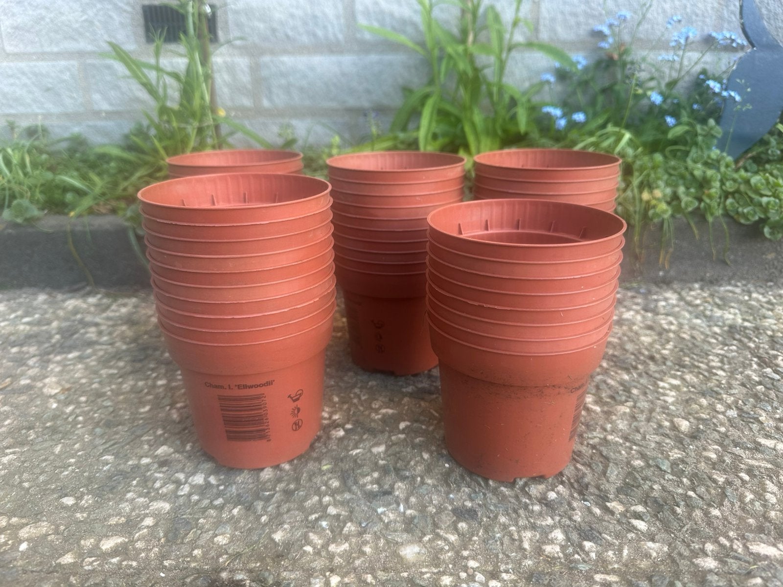 plantenpotten stekpotten plastickpotten 48x 0.7L diam 10xH9, Tuin en Terras, Kunststof, Rond, Nieuw, Ophalen of Verzenden