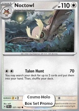 Noctowl – 127/162 – Temporal Forces – NM, Ophalen of Verzenden, Nieuw, Losse kaart