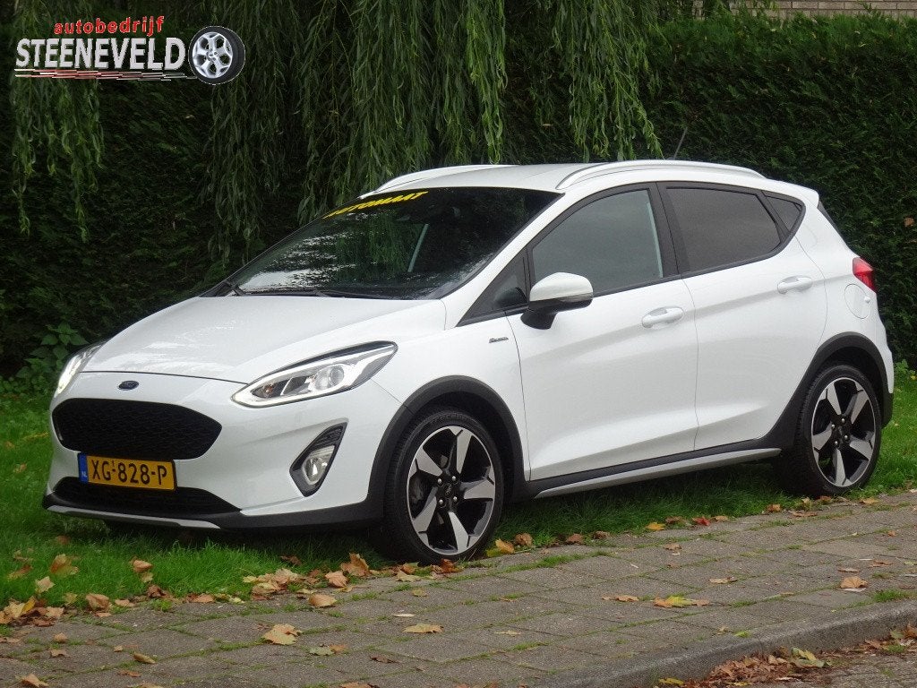 Ford Fiesta 1.0 100pk Automaat Active met Navi en WinterPack, Dealer onderhouden, Stof, Gebruikt, Euro 6