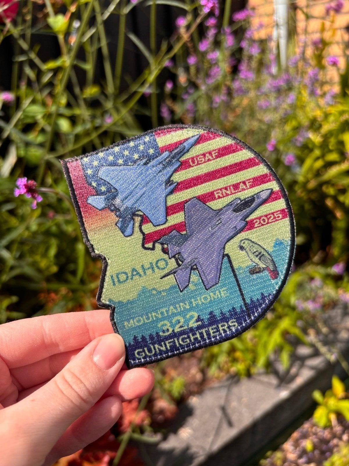 Idaho 322 patch, Verzamelen, Militaria | Algemeen, Ophalen of Verzenden, Luchtmacht, Nederland, Embleem of Badge