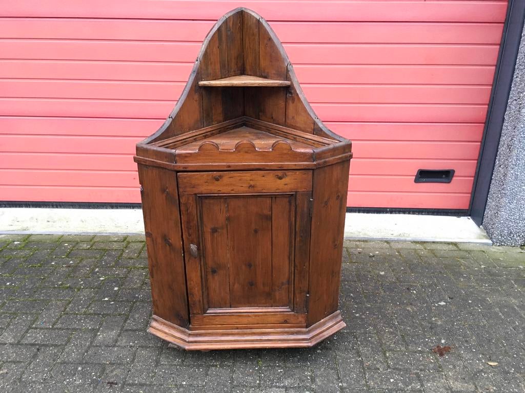 Antieke hoekkast in goede staat, Antiek en Kunst, Ophalen of Verzenden