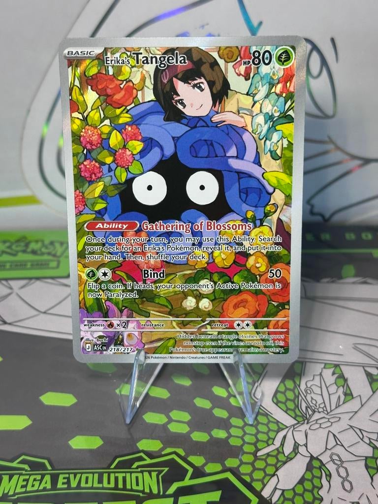 Erika's Tangela 218/217 Ascended Heroes Illustration Rare, Verzenden, Nieuw, Losse kaart