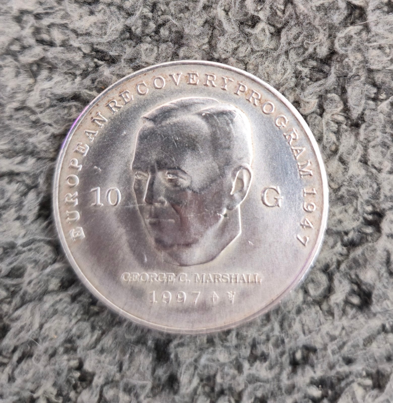 10 gulden 1997, zilver, Hugo de Groot, Postzegels en Munten, Munten | Nederland, Ophalen of Verzenden, Koningin Beatrix, 10 gulden